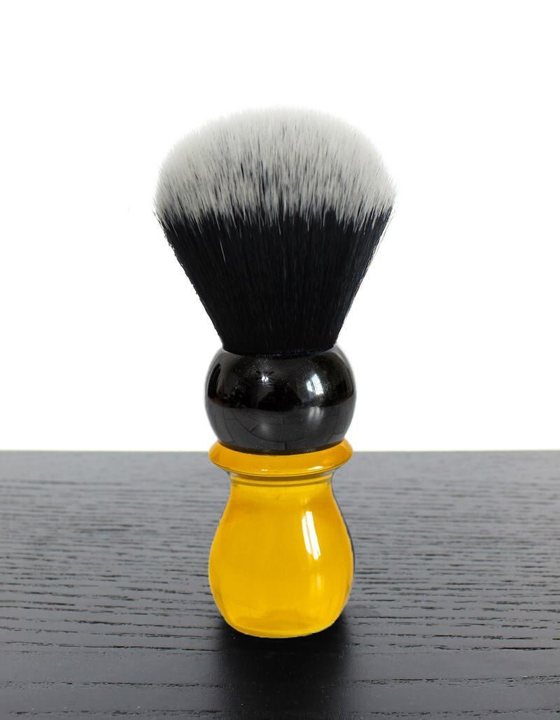 Product image 0 for WCS Two-Tone Tall Tuxedo Shaving Brush, Yellow & Black