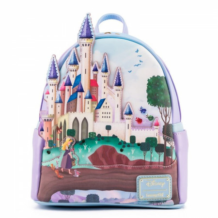 Sleeping Beauty Castle Mini Backpack By Loungefly