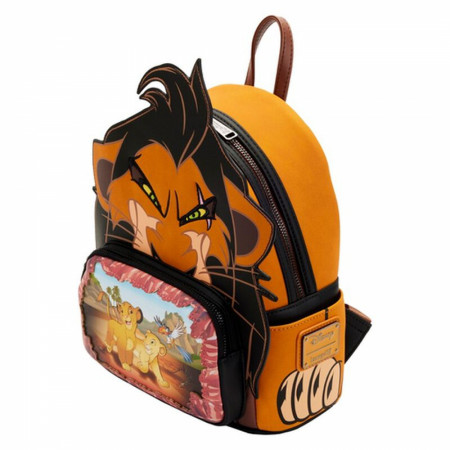 Lion King Scar Villains Scene Mini Backpack By Loungefly