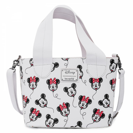 Disney Mickey and Minnie Mouse Balloons Handbag by Loungefly