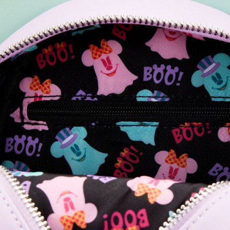 Pastel Ghost Mickey and Minnie Mouse Crossbody Bag by Loungefly