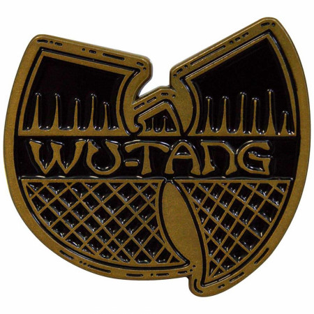 Wu-Tang Clan Black & Gold Logo Badge Pin