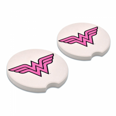 Wonder Woman Symbol Absorbent Car Coasters