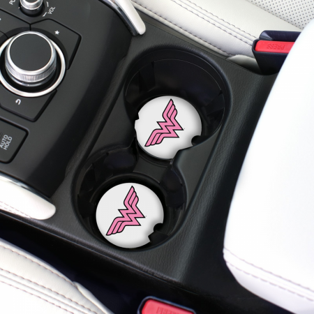 Wonder Woman Symbol Absorbent Car Coasters