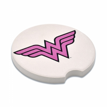 Wonder Woman Symbol Absorbent Car Coasters