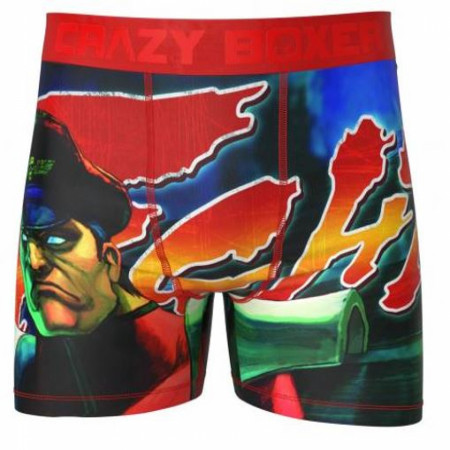 Street Fighter Power of Bison Men's Crazy Boxer Briefs