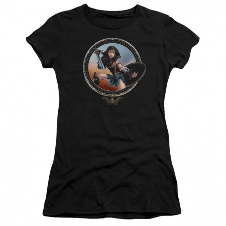 Wonder Woman Ready For Battle Women's Tshirt