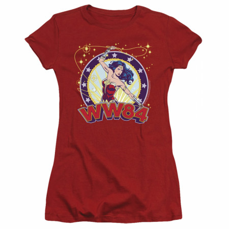 Wonder Woman 1984 Movie Lasso Star Women's Fitted T-Shirt