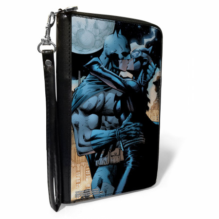 Batman and Catwoman Kiss Hush PU Leather Zip Around Wallet