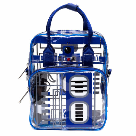 Star Wars R2-D2 Clear Light-Up Crossbody Bag with Handles