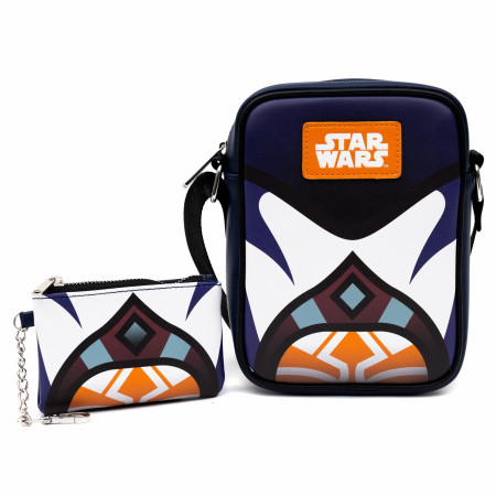 Star Wars Ashoka Tano Crossbody Bag and Keychain Coin Purse Combo