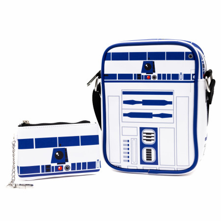 Star Wars R2-D2 Crossbody Bag and Keychain Coin Purse Combo