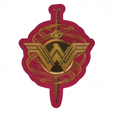 Wonder Woman Comic Crest Decal