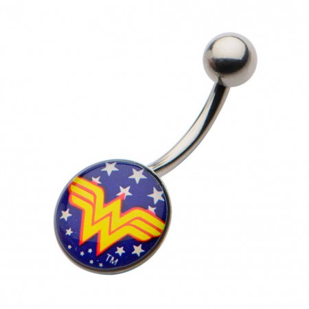 Wonder Woman Navel Belly Button Ring