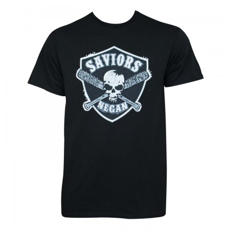 Walking Dead Men's Blue Saviors T-Shirt