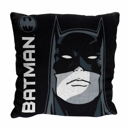 Batman I am Batman 20" Woven Jacquard Pillow