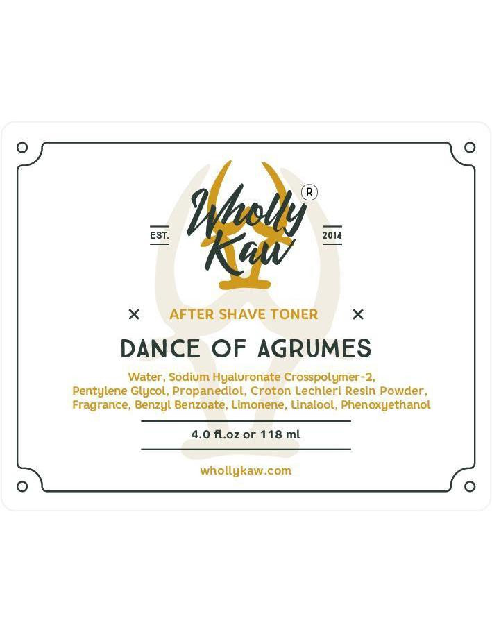 Product image 1 for Wholly Kaw After Shave Toner, Dance of Agrumes