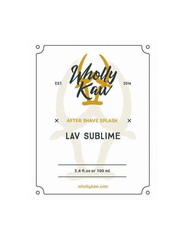Product image 1 for Wholly Kaw Aftershave Splash, Lav Sublime