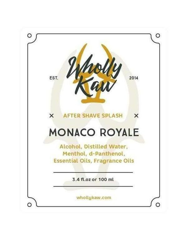 Product image 1 for Wholly Kaw Aftershave Splash, Monaco Royale