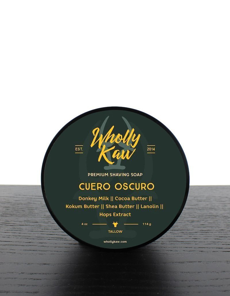 Product image 0 for Wholly Kaw Donkey Milk Shaving Soap, Cuero Oscuro