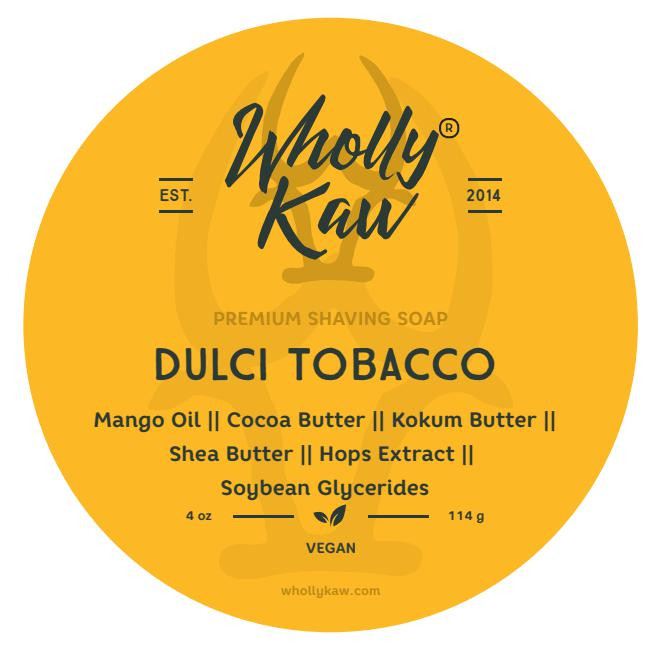 Product image 1 for Wholly Kaw Shaving Soap, Dulci Tobacco