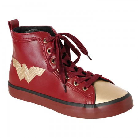Wonder Woman PU High Top Shoes