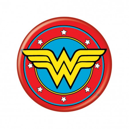 Wonder Woman Logo Button