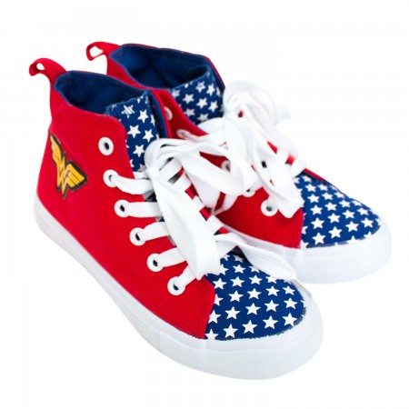 Wonder Woman Red Youth Sneakers