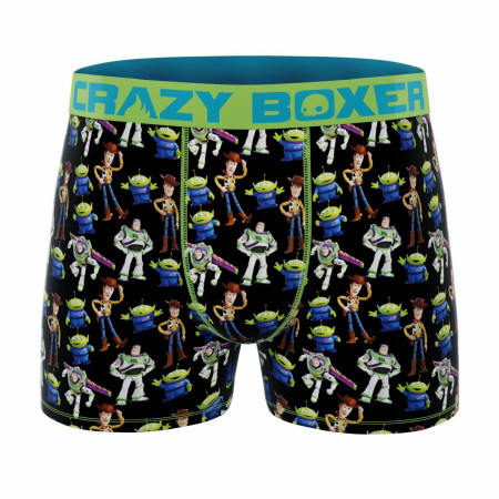 Crazy Boxer Pixar Toy Story Woody & Buzz Print Men's Boxer Briefs