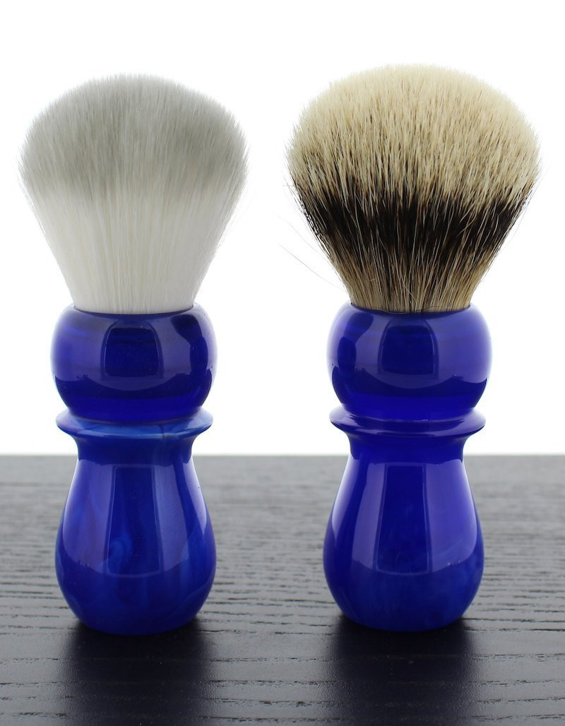 Product image 3 for Yaqi Arctic Sky Deep Blue Handle Shaving Brushes