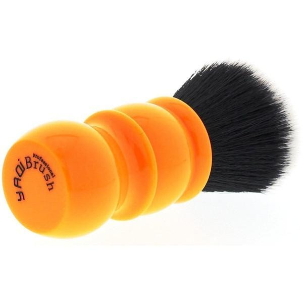 Product image 2 for Yaqi R1710 Butterscotch Orange Tuxedo Synthetic Shaving Brush