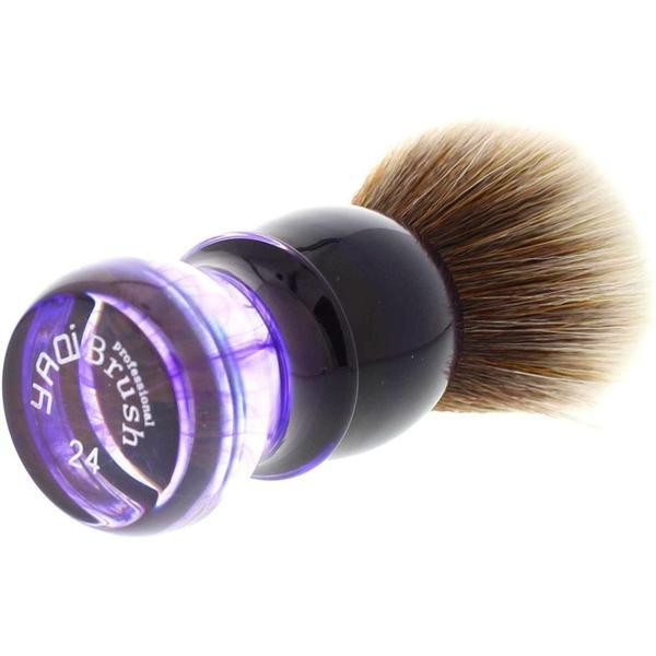 Product image 3 for Yaqi R1738-S Purple Haze Mew Brown Synthetic Shaving Brush