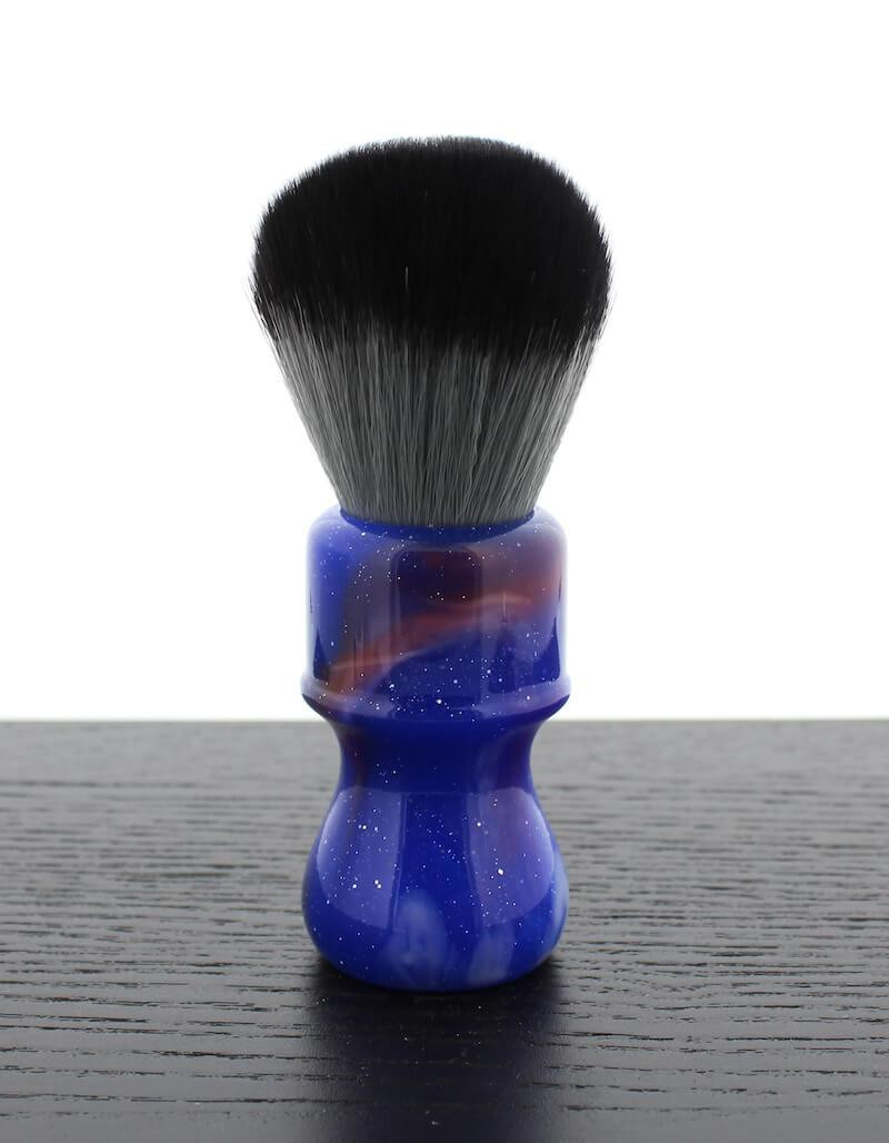 Yaqi Timber Wolf Synthetic Shaving Brush, Colorful Mysterious Space Handle, 24mm