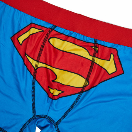 Superman Logo Character Armor Cosplay Men's Underwear Boxer Briefs