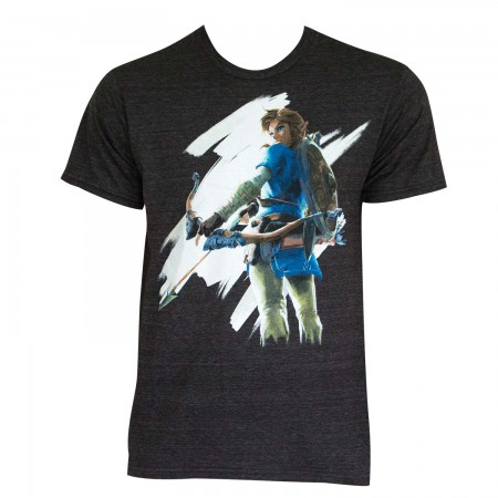 The Legend Of Zelda Men's Gray Breathe Of The Wild T-Shirt