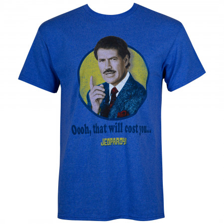 Jeopardy Blue That Will Cost You Alex Trebek T-Shirt