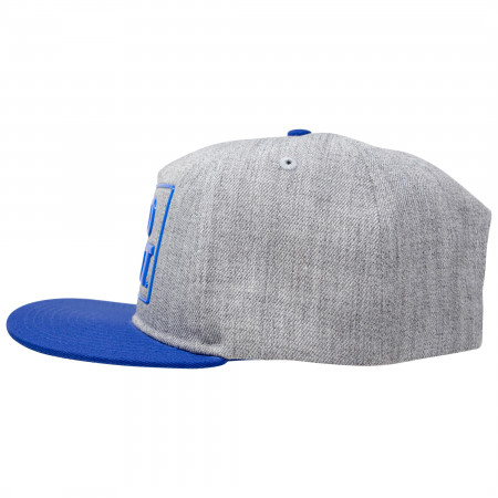 Bud Light Blue And Grey Adjustable Snapback Hat