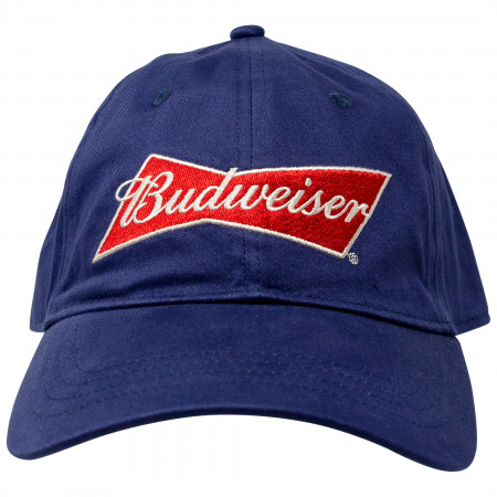 Budweiser Beer Bowtie Logo Adjustable Strapback Hat