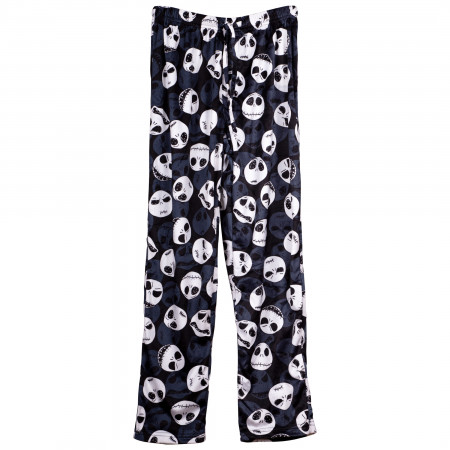 Nightmare Before Christmas Jack Faces Fleece Sleep Pants
