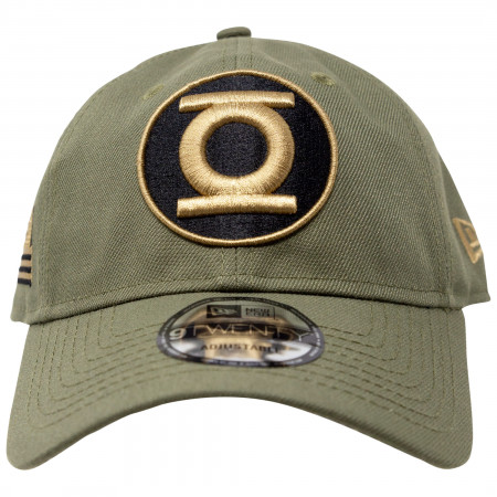 Green Lantern Salute To Service New Era 9Twenty Adjustable Hat