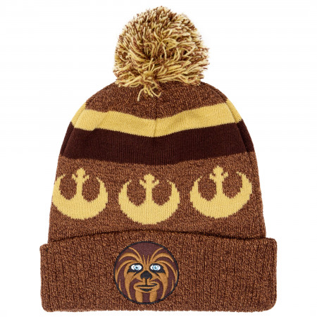 Star Wars Chewbacca Rebel Cuff Pom Beanie