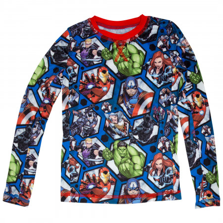 Avengers Marvel Big Boys 2-Piece Pajama Set