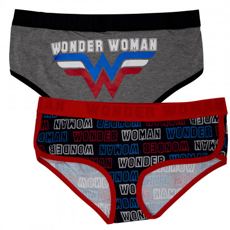 Wonder Woman 2-Pack Women's Underwear