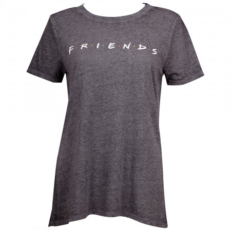 Friends Logo Juniors Grey T-Shirt