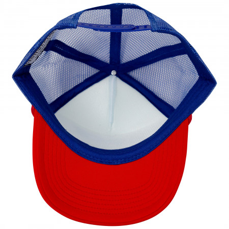 Busch Light Beer Logo Red, White, and Blue Adjustable Snapback Mesh Trucker Hat