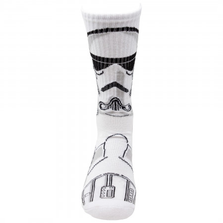Star Wars Darth Vader and Stormtrooper Character Crew Socks 2-Pair Pack