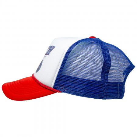 Busch Light Beer Logo Red, White, and Blue Adjustable Snapback Mesh Trucker Hat