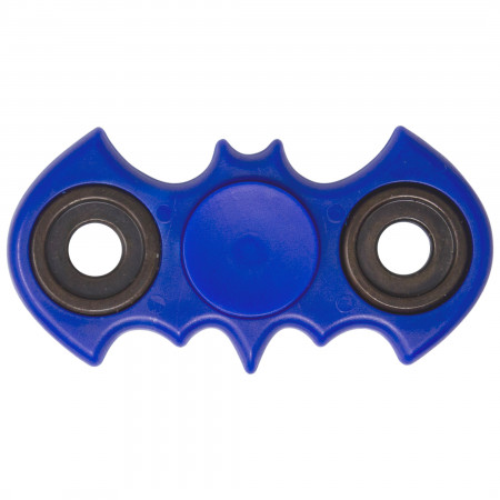 Batman Symbol Shaped Blue Fidget Spinner