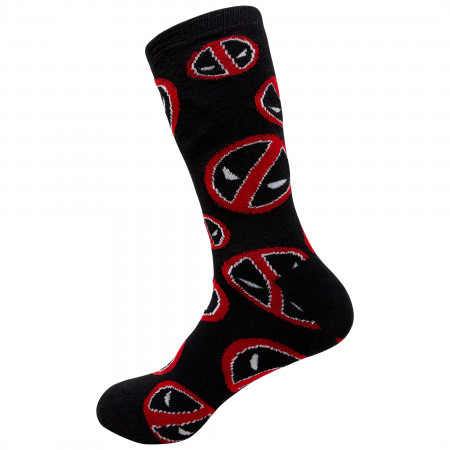 Marvel Deadpool Reversible Men's Crew Socks