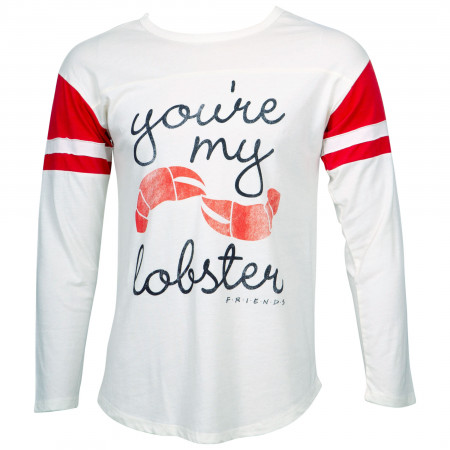 Friends You’re My Lobster Women’s Fitted Football T-Shirt